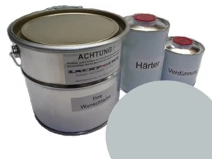5 Liter Set 2K Autolack DDR Delphingrau Trabant Sachsenring Trabi IFA neu ! - Bild 1 von 1