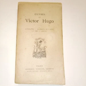 Victor Hugo Hernani, Marion Delorme, Le Roi s'amuse Edition Lemerre - Bild 1 von 19