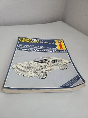 FORD PINTO & MERCURY BOBCAT 1975-80 All Md, Owners Workshop Manual, HAYNES  #649 Foto 1 de 4