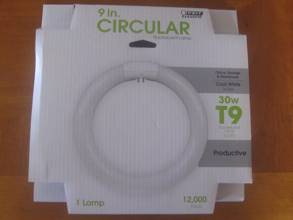 Feit Electric Circline CFL Light Bulb T9 Cool White 4100K 120W Eqv FC30/CW - Image 1 of 2