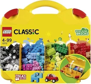 LEGO 10713 Classic Creative Suitcase 213 Piece Brick Box Starter Set for Ages 4+ - Picture 1 of 5