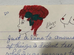 Blaze Starr Burlesque Stripper dancer LA Governor Earl Long letter Leechy Balls - Picture 1 of 6