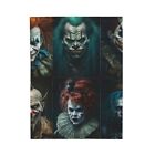 Velveteen Plush Blanket Haunted House Clown Insane Scary Horror Metal Band Creep