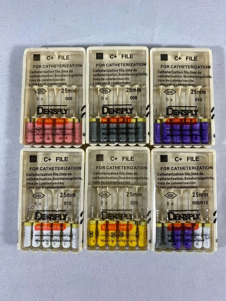 DENTSPLY SIRONA Dentsply Maillefer C+ file Endodontic stainless steel 25mm All sizes-30 files/pk