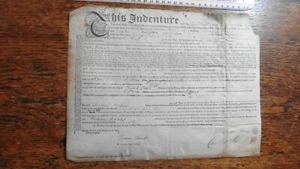 1845 MARITIME APPRENTICE INDENTURE WILLIAM WRAGG OF COLBROOKE - CHARLES IVE - Picture 1 of 4