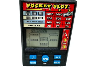 Radica Pocket Slot Model 1370 Handheld Electronic Casino Game TESTED & WORKING - Picture 1 of 5