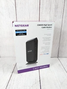 Netgear CM600 High Speed Cable Modem 960Mbps CM600-100NAS DOCSIS 3.0 Testowany Praca - Zdjęcie 1 z 4