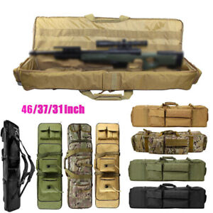 Tactical Carbine Rifle Range Gun Carry Case Range Storage Backpack Molle Bag US