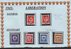 + COTE 370E / AUTHENTIQUE LOT LIBERATION LUXES MNH **** SAVERNE ET STUGGART .RR - Imagen 1 de 2