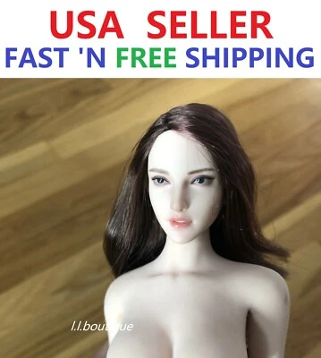 1/6 Cabeza Femenina Escultura SUPERDUCK SDH018 C Para 12" PALE Phicen *EN STOCK* Foto 1 de 3