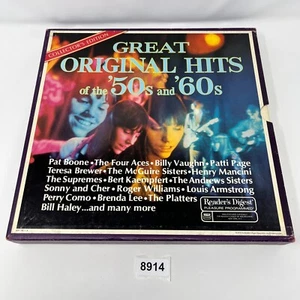 Great Original Hits of the '50s and '60s 9 LPs VTG Collectors Edition Record - Picture 1 of 18
