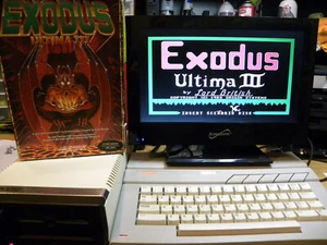 ULTIMA III EXODUS Atari 400/800 48Kb Ver 1200XL/800XL/130XE/XEGS/1450/815/835 - Picture 1 of 21