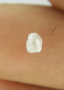 Rare 0.17tcw white h color si1 natural irregular shape african loose raw diamond - Picture 1 of 9