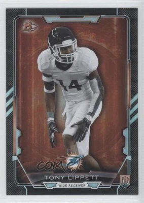 2015 Bowman Rookies Black Rainbow Foil Tony Lippett #80 RC - Image 1 of 2