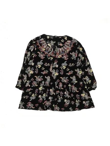 Max Girls Black 3/4 Sleeve Blouse 14 - Picture 1 of 2
