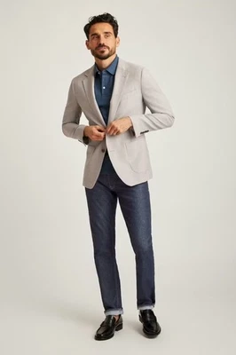 Blazer Bonobos Jetseter Marzotto Lana Italiana Hombre 36S Abrigo Deportivo 2 Botones Foto 1 de 4