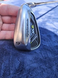 TaylorMade M2 9 Iron (2017 Single Iron) REAX 88 Regular Flex Steel Shaft - Picture 1 of 4