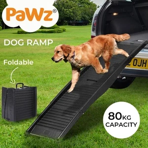 Pawz Dog Ramp Pet Car Suv Travel Stair Step Foldable Portable Lightweight Ladder - Picture 1 of 12
