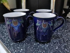 TAZAS DENBY BARROCAS LADOS RECTOS X 4 - Imagen 1 de 3