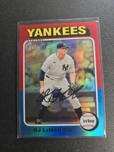 2024 Topps Heritage High Number ⚾ D.J. LeMahieu 481 Chrome /699 New York Yankees - Picture 1 of 3