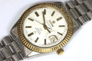 Titoni cosmo king men's watch with Rado crown and movement - Imagen 1 de 10
