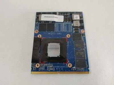 HP ZBook 17 G5 Quadro P3200 6 GB GDDR5 MXM 3.0 B Laptop Video Card L15627-001 - Image 1 of 4