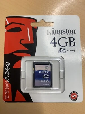 Kingston 4GB SDHC SD memory card Class 4 NEW - Image 1 of 2