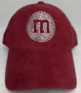 M&M's World Lenteja Rhinestud Ajustable Bling Gorra Damas Sombrero M&M Sombrero - Imagen 1 de 11
