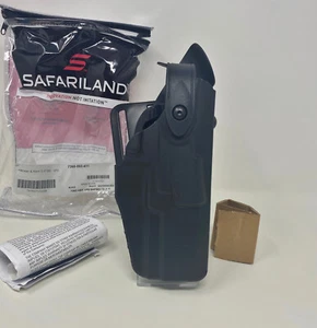 Safariland 7360 ALS/SLS 7TS Level 3 RH Plain Black Duty Holster for H&K VP9 - Picture 1 of 16