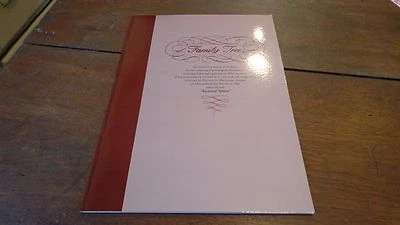 Blank Family Tree Book Genealogical Ancestral Tablet Genealogy 8 generations - Image 1 of 3