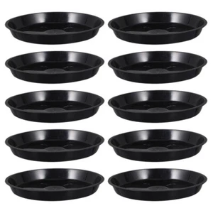 10PCS Large Flower Pot Trays Round Shape Flowerpot Base Garden Pot Trays - Picture 1 of 12