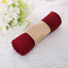 Women Autumn Spring Solid Linen Cotton Hijab Wrap Shawl Long Scarf Head Scarves#