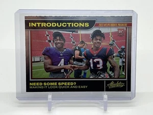2023 Panini Absolute Football Zay Flowers & Tank Dell Introductions Rookie RC SP - Picture 1 of 2