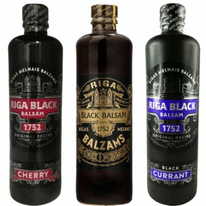 Riga Black Balsam Original & Currant & Cherry 3er Set Rigas Melnais balzam - Bild 1 von 1