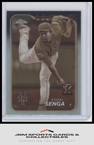 2024 Topps Chrome #31 Kodai Senga Sepia Refractors - Picture 1 of 2