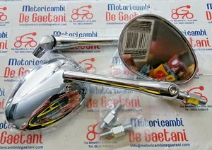 COPPIA SPECCHI DROP CROMATI EXTREME COD. AM.9836 OMOLOGATI - Foto 1 di 1
