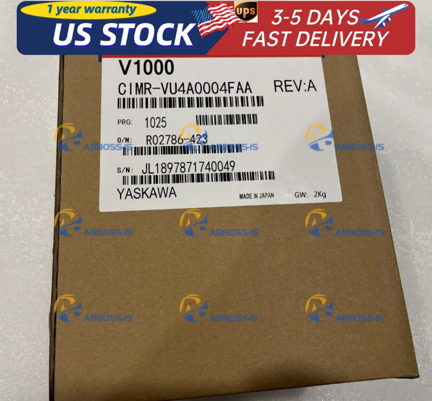 Brand YASKAWA CIMR-VU4A0004FAA Inverter CIMRVU4A0004FAA New - Image 1 of 1