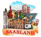 Saarland Magnet Poly Souvenir Germany Saarbr&#252;cken V&#246;lklingen Saarschleife ...