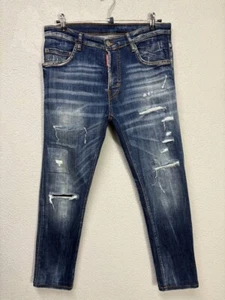 Jeans jeans skater uomo Dsquared2 taglia EU48/W 32 made in Italy - Foto 1 di 11