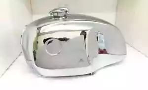 Fit For BMW R100 RT RS R90 R75 R80 Chromed Steel Petrol Fuel Tank With Cap - Imagen 1 de 4