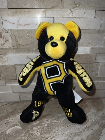 Pittsburgh Pirates 8” Teddy Bear Plush Forever Collectible Cover