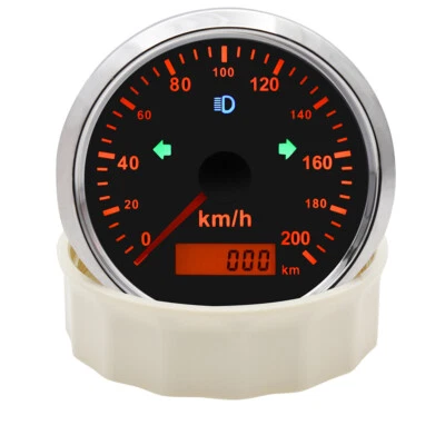 85mm GPS Speedometer Odometer 0-200km/h For Car Truck SUV ATV Motorcycle Boat - image 1 of 4