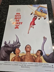 The Gods Must Be Crazy II 1990 U.S. One Sheet Poster Single Sided Rollfilm - Bild 1 von 8