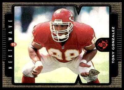 1998 Upper Deck UD3 #47 Tony Gonzalez   Football Kansas City Chiefs - Image 1 of 2