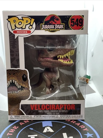 Funko Pop! Jurassic Park 25th Anniversary. #549 Velociraptor Cover