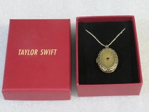 Taylor Swift Red “We’ll Run” Locket Necklace Pendant Original Box NEW - Picture 1 of 3