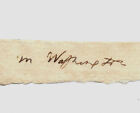 Martha Washington Autograph Reprint On Genuine Original Period 1790s Paper 