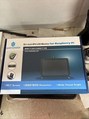 SunFounder 10.1" 10 Inch DIY for Raspberry Pi, IPS HD 1280 x 800