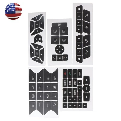 Button Repair Stickers for Mercedes Benz GLK-Class X204 SLK-Class R172 - Image 1 of 4