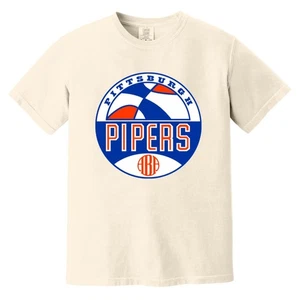 Pittsburgh Pipers T-shirt Heavyweight Vintage Colors | ABA Basketball Team - Picture 1 of 6